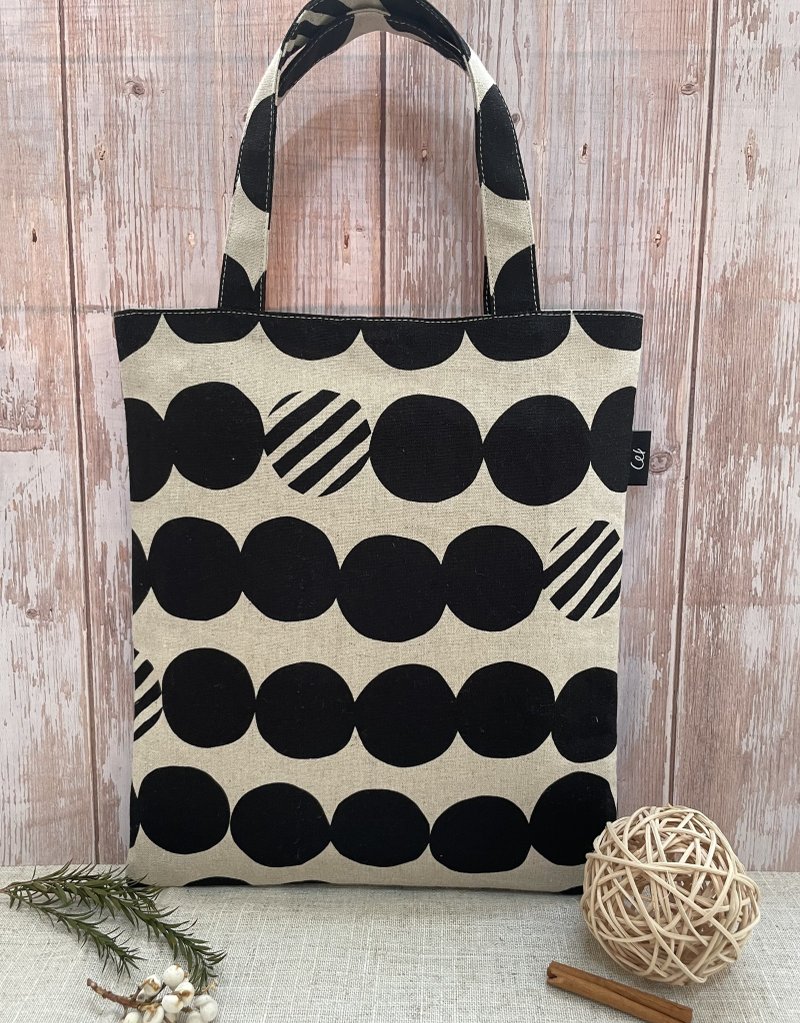 【ma-gi】Small handbag-circular geometric series - กระเป๋าถือ - ผ้าฝ้าย/ผ้าลินิน 