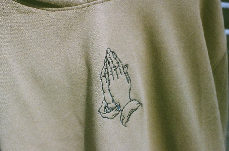 其他材質 帽T/大學T 綠色 - 2022 PINHENG MADE——Namaste hoodie