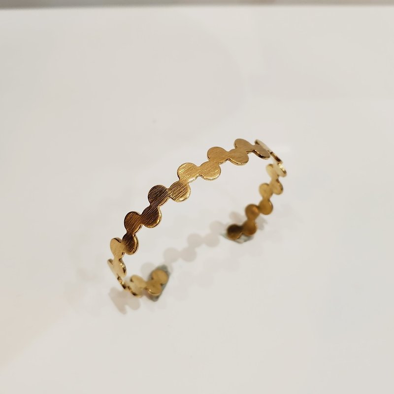 [Bracelet] Bronze Bubble Bracelet Mother’s Day/Graduation Gift/Valentine’s Day Gift - Bracelets - Copper & Brass Gold