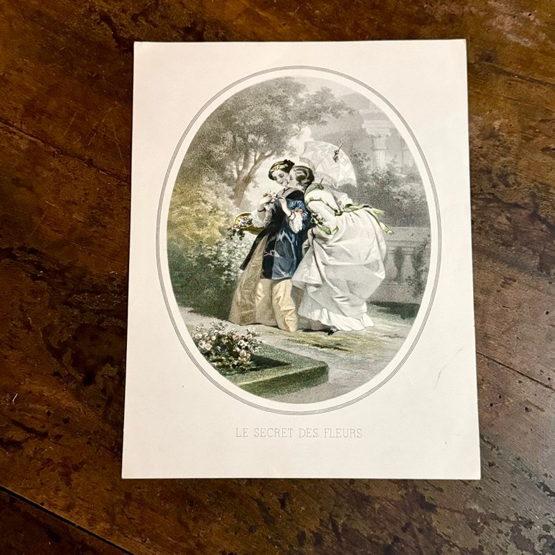 50507-珍藏1935年羅浮宮百貨80週年紀念版畫 - 壁貼/牆壁裝飾 - 紙 