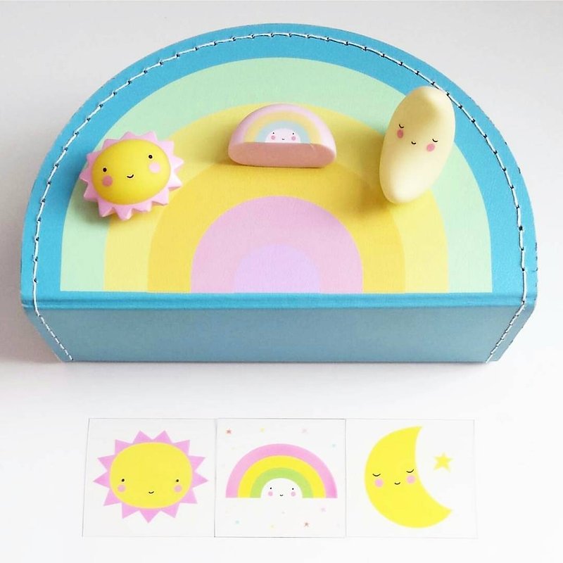 Minis: Sun, moon, rainbow  - Items for Display - Plastic Multicolor