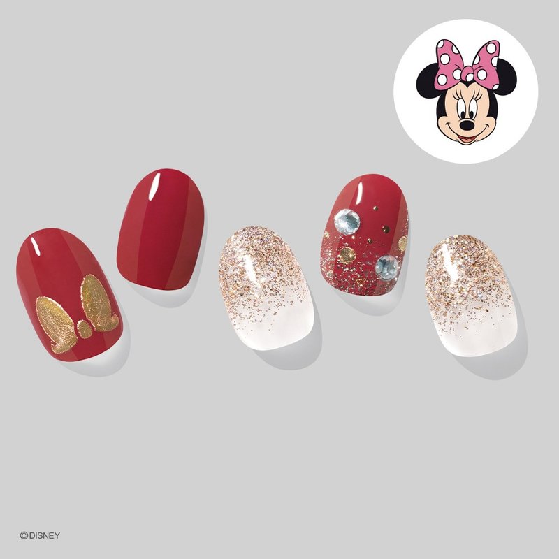 N Minnie (Red) NP-008-HC - Nail Polish & Acrylic Nails - Other Materials Red