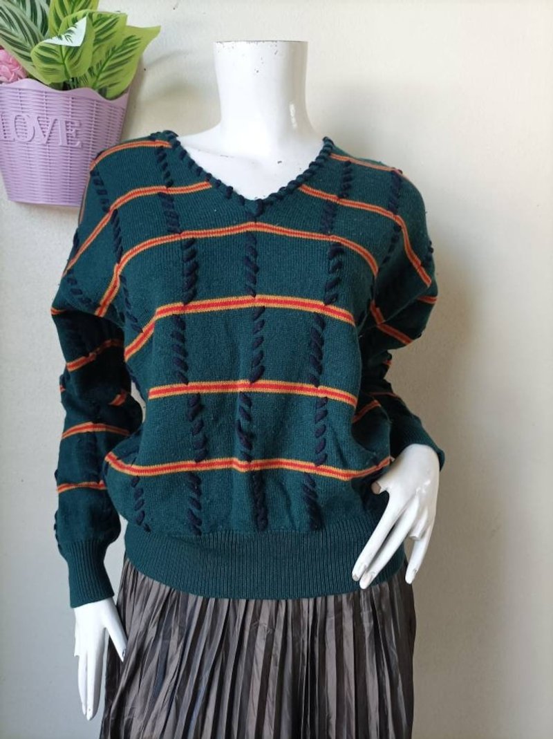 Vintage Christian Dior Sport Wool Sweater Pullover Size L - Women's Casual & Functional Jackets - Wool 