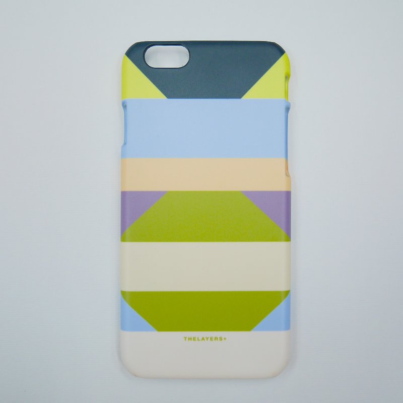 GRAPHIC PRINT - APPLE GREEN Geometric Custom Phone Case - เคส/ซองมือถือ - พลาสติก หลากหลายสี