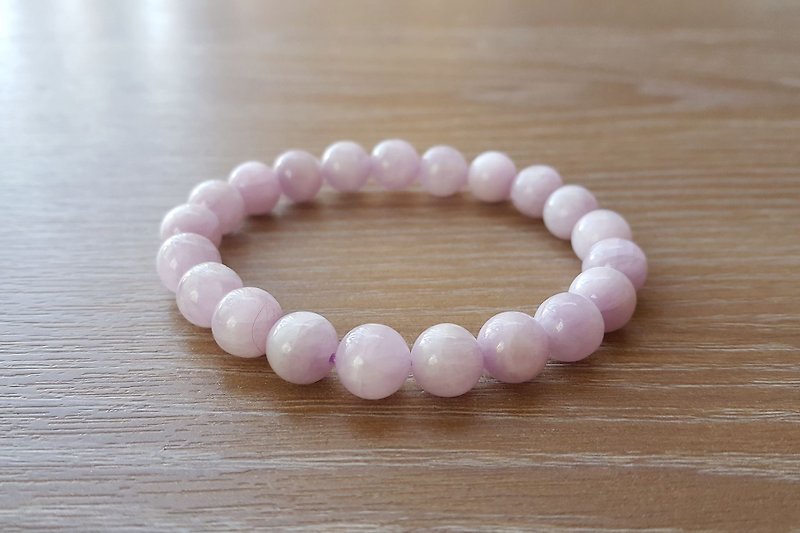 108 perles Cloud Purple/Purple Spodumene Single Circle Bracelet 8~9mm - Bracelets - Gemstone Purple