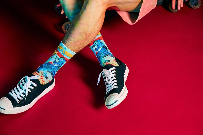 City Collection-Celebration Quarter Socks - ถุงเท้า - เส้นใยสังเคราะห์ หลากหลายสี