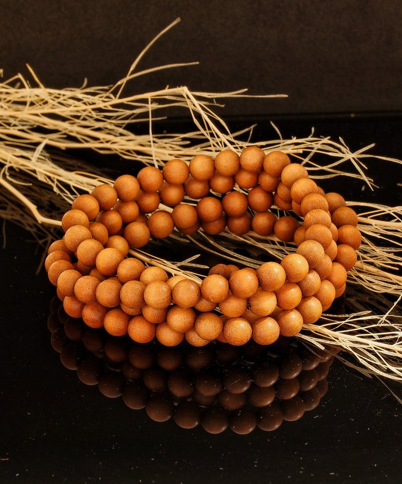 Wood Beads 8mm 108pcs bracelet - Bracelets - Wood 