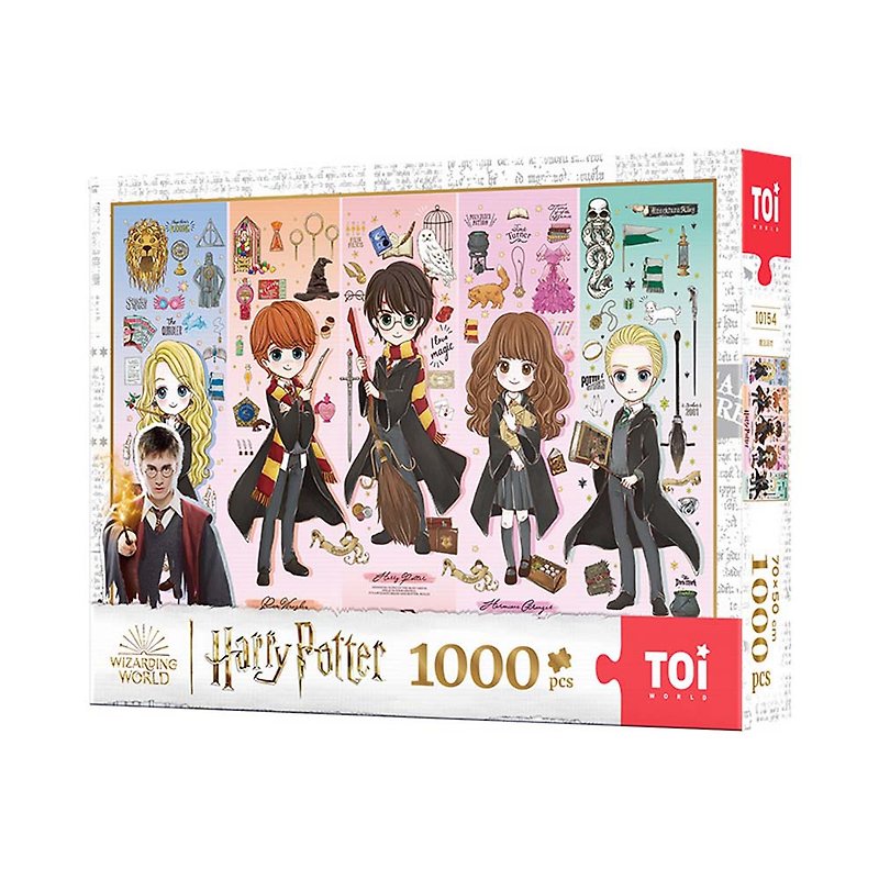 TOi Tu Yi Li Porter Series [Magic Party] 1000 piece puzzle DIY gift box graduation gift - เกมปริศนา - กระดาษ หลากหลายสี