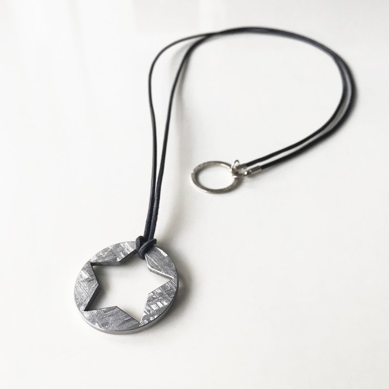 Meteorite Jewelry - Wish Upon a Star Meteorite Pendant Necklace - Necklaces - Gemstone Silver