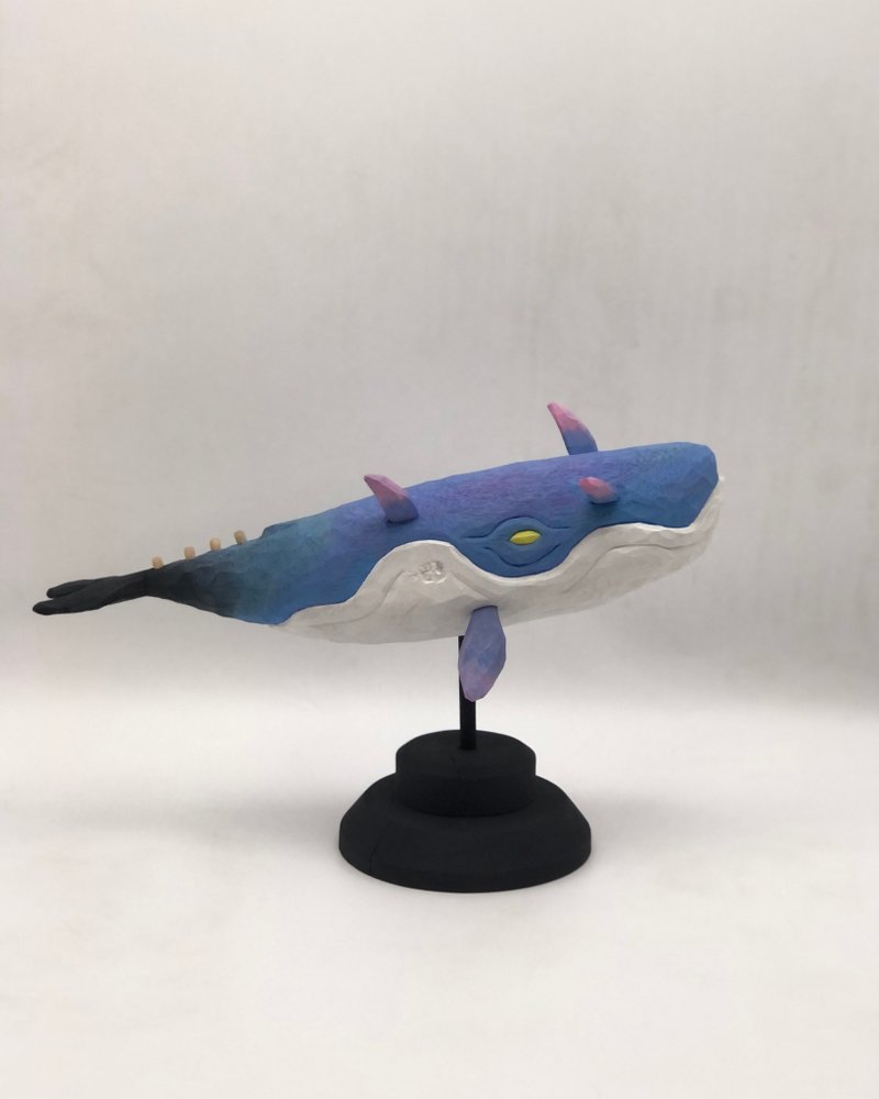 Demonic whale - 擺飾/家飾品 - 木頭 