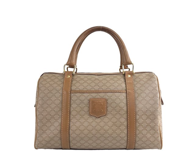 日本直送 名牌中古包 】CELINE セリーヌ マカダム ハンドバッグ