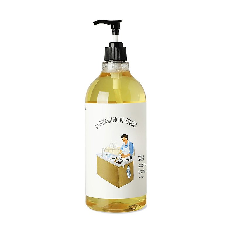 韓国シャインメーカー 高濃度台所洗剤 レモンシトラスの香り - 食器洗剤 - プラスチック ホワイト