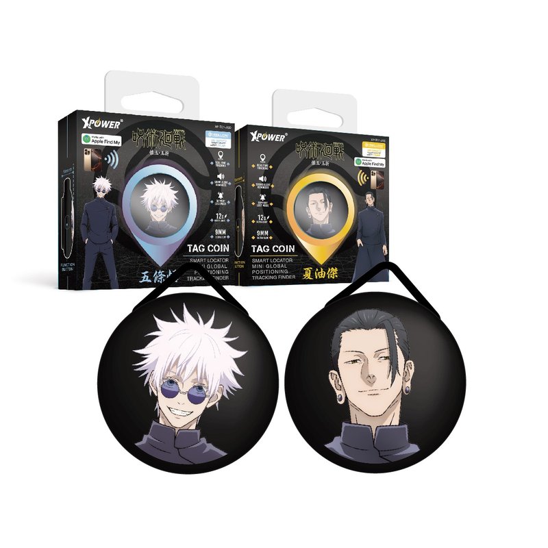 XPower x 咒術迴戰 TC1智能定位器TAG COIN - 其他 - 其他材質 黑色