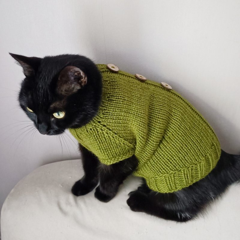 Cat jumper Sweater for pets Sweater for cat Sphynx cats sweaters Dog sweaters - 寵物衣服 - 羊毛 