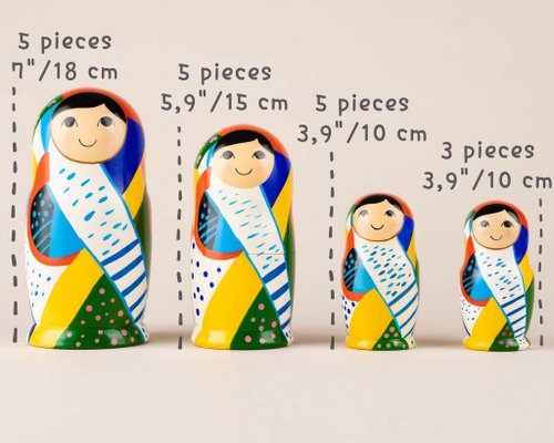 お値下げ歓迎 マトリョーシカ 木製 多色 入れ子人形 Amazon.co.jp: 入れ子人形 マトリョーシカ マトリョーシカ人形