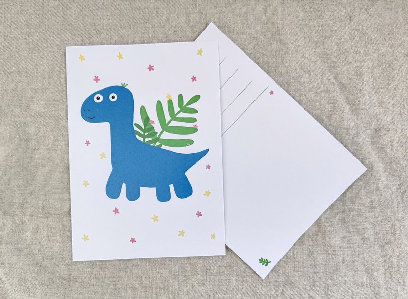 Little blue dragon postcard - Cards & Postcards - Paper Blue