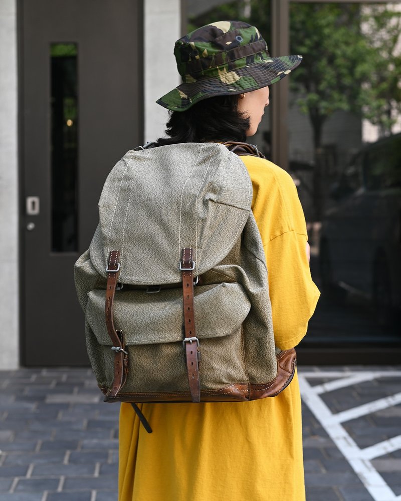 Swiss Army's pepper salt backpack - กระเป๋าเป้สะพายหลัง - วัสดุอื่นๆ สีเขียว