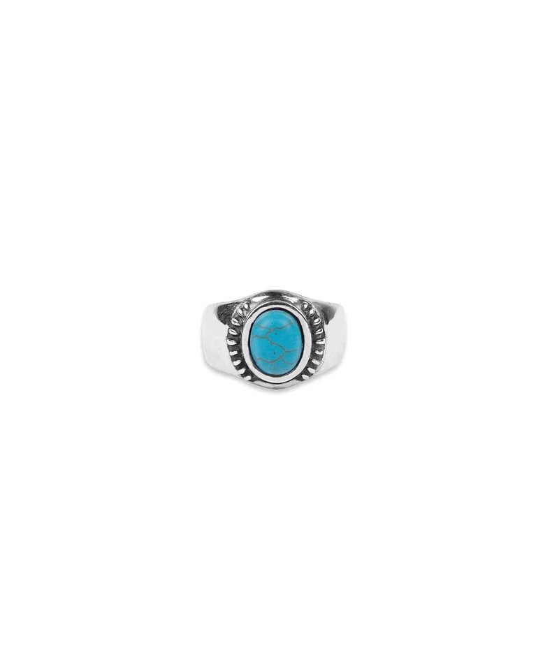 Eagle Turquoise Ring - 戒指 - 純銀 