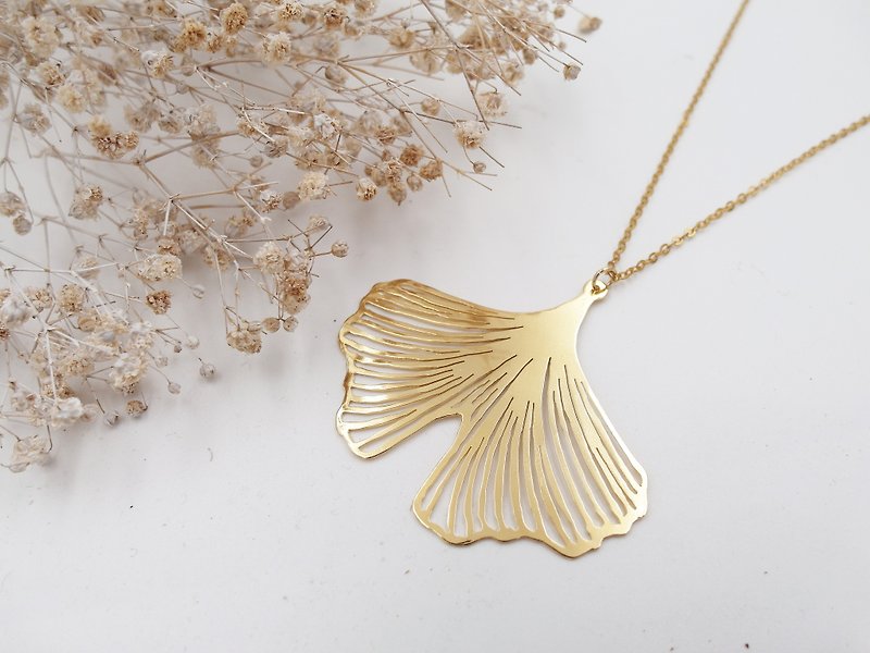 ✦ Persistence ✦ Copper Plating ✦ Gold ✦ Necklace / Long Chain / Long Chain / Sweater Chain - สร้อยคอยาว - โลหะ สีเหลือง