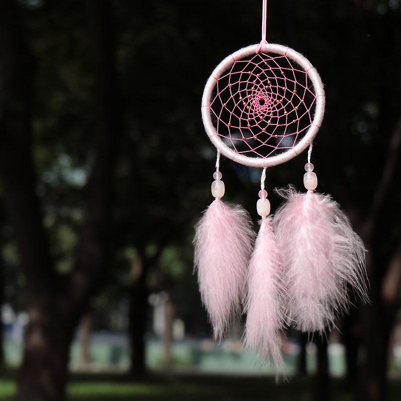 【限定】恋の季節丨ユニークな手織りのドリームキャッチャーをプレゼント～桜の粉雪 - その他 - その他の素材 ピンク