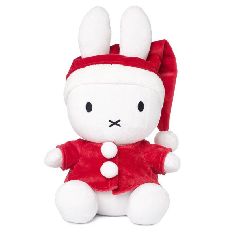 Bon Ton Toys | Miffy Sitting Santa - 23cm / 33cm - ตุ๊กตา - วัสดุอื่นๆ สีแดง