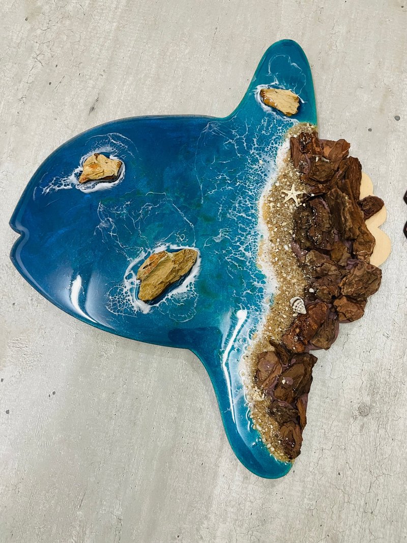 海洋風造型板壁畫 - 海報/掛畫/掛布 - 樹脂 藍色