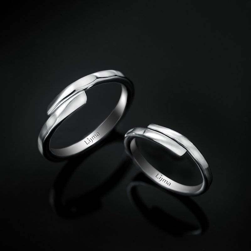 [Customized gifts] Light Jewelry-Together forever (single) - General Rings - Silver Silver