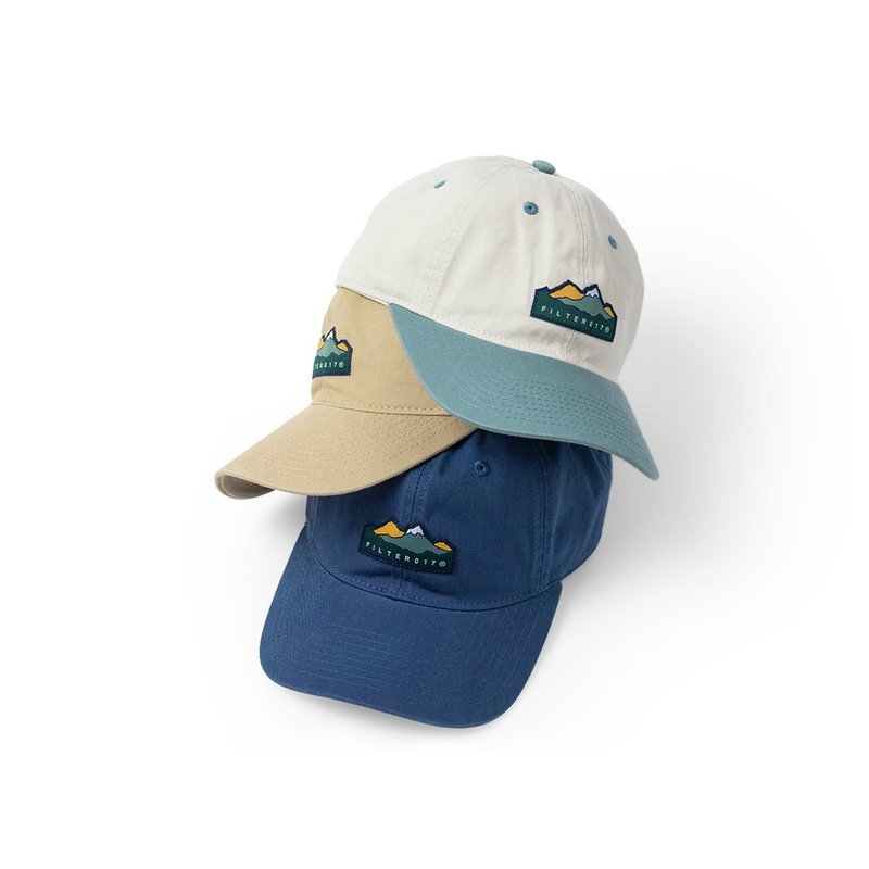 Filter017 Mountain Peak Logo Ball Cap Mountain Peak Logo Baseball Cap - Hats & Caps - Cotton & Hemp Multicolor