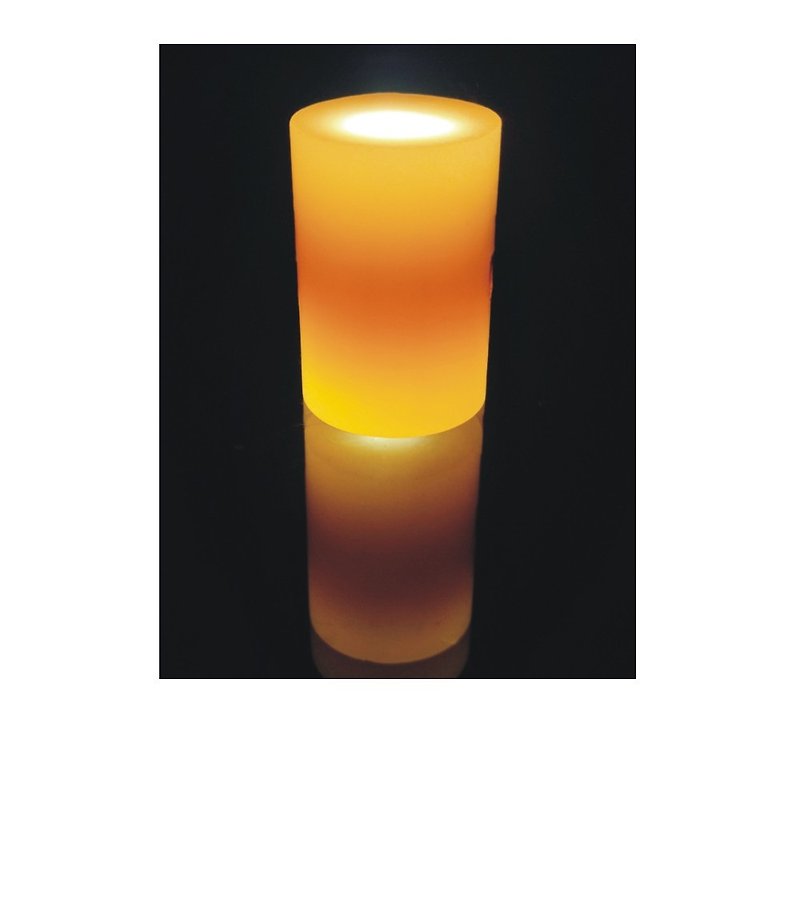 (72 hrs light adjustable) Rich Rose Real Wax Rechargeale Led Candle Light-M Size - โคมไฟ - ขี้ผึ้ง หลากหลายสี