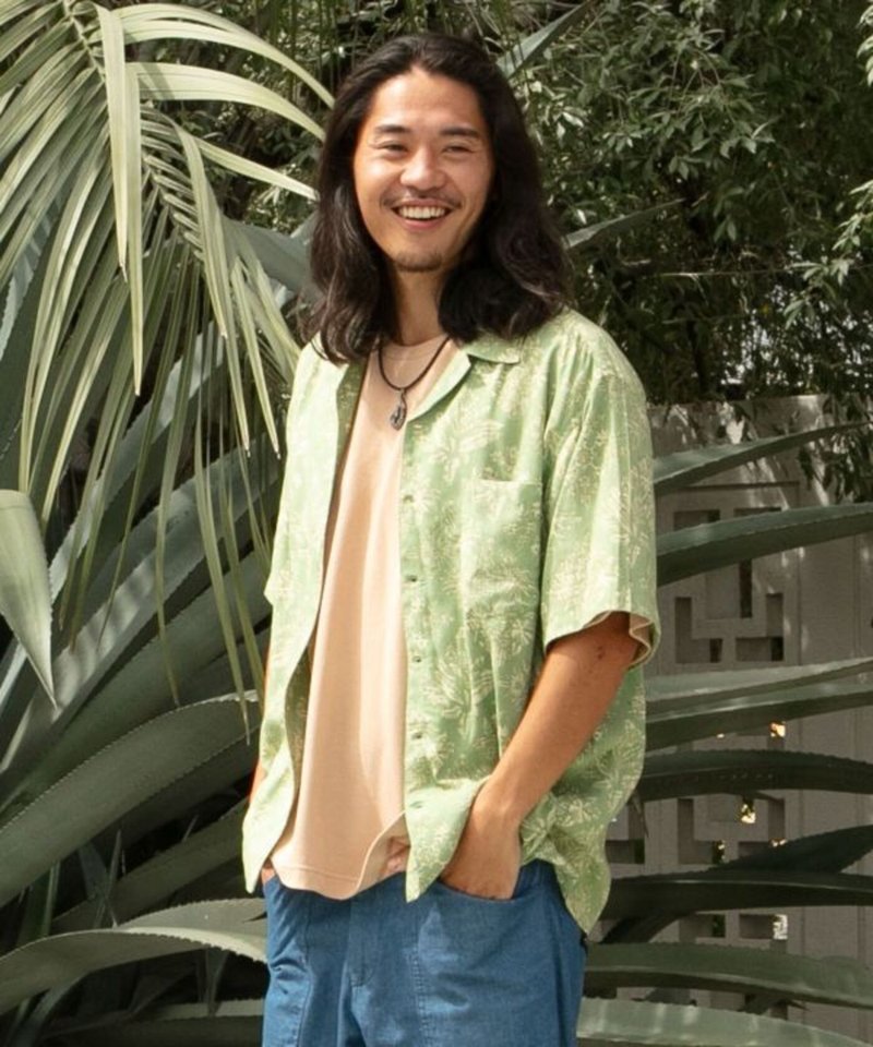 【熱門預購】夏威夷拼布塔帕圖紋男裝襯衫 (2色) 4IA-5305 - 男襯衫/休閒襯衫 - 其他人造纖維 
