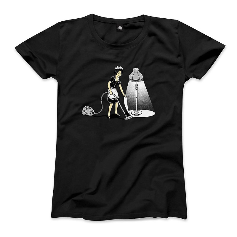 Light Lift Lil - Black - Female T-shirt - Women's T-Shirts - Cotton & Hemp Black
