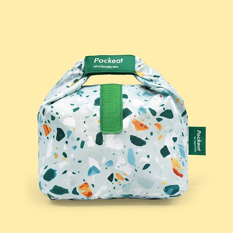 agooday | Pockeat food bag(M) - Grandmas home - กล่องข้าว - พลาสติก สีเขียว