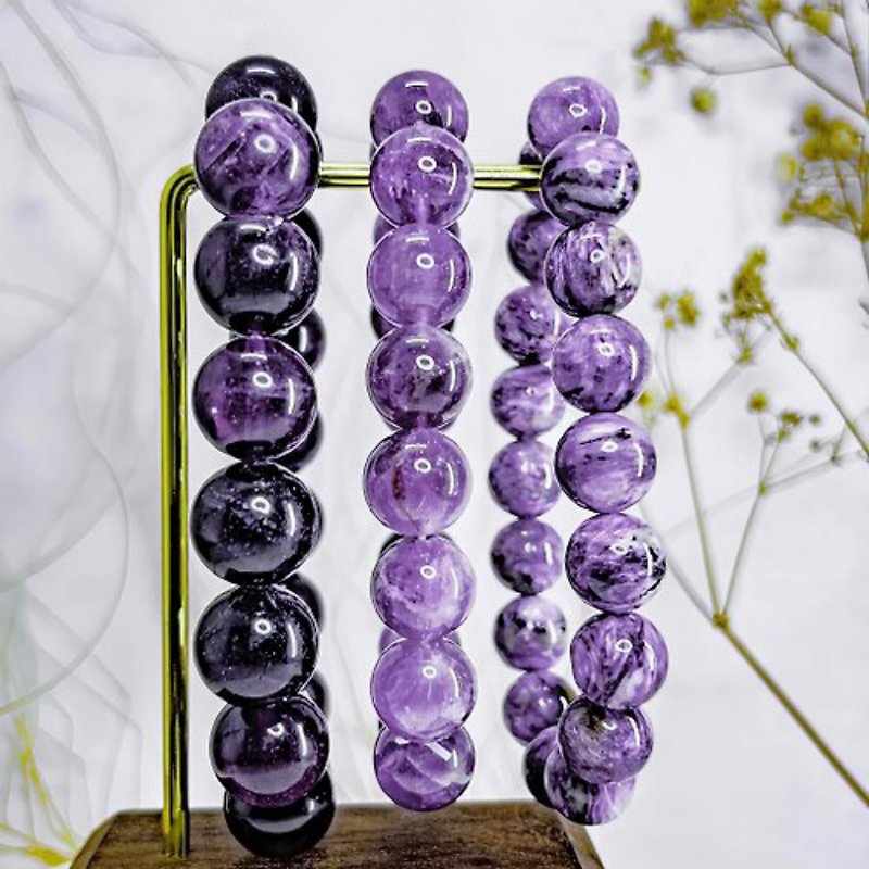 [Dream Purple] Jade Amethyst/Purple Stone/Amethyst Bracelet - สร้อยข้อมือ - คริสตัล สีม่วง