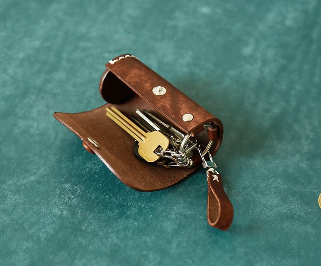 Leather Squeeze Key Case