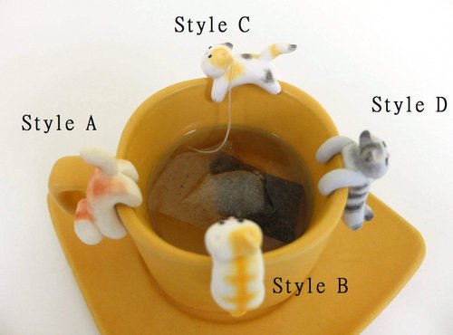 Cat Tea Bag Holder D Cute Cat Tea Pot Teabag Holder Cat Lovers