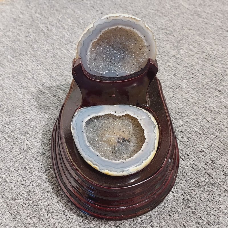 巴西瑪瑙聚寶盆 - 可招財氣 生旺風水 - 擺飾/家飾品 - 其他材質 