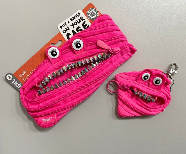 1 1 Offer Zipit Grillz Monster Steel Pen Case Pen Case Coin