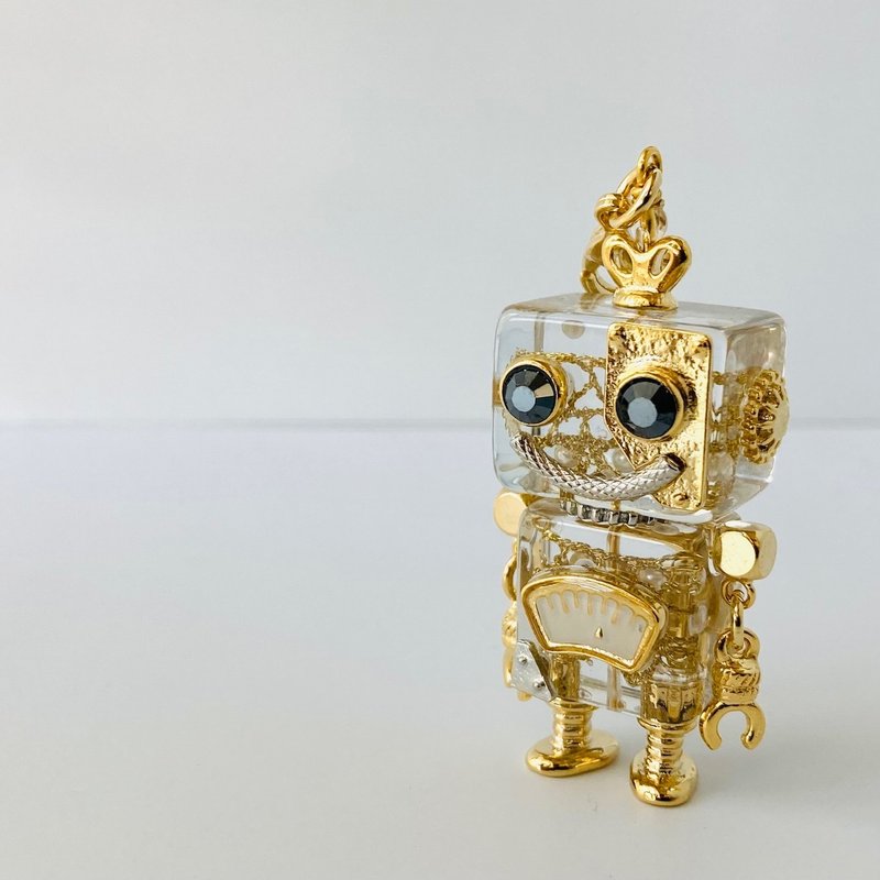 【Robot　Accessories】ロボットチャーム  160 - 吊飾/掛飾 - 塑膠 金色
