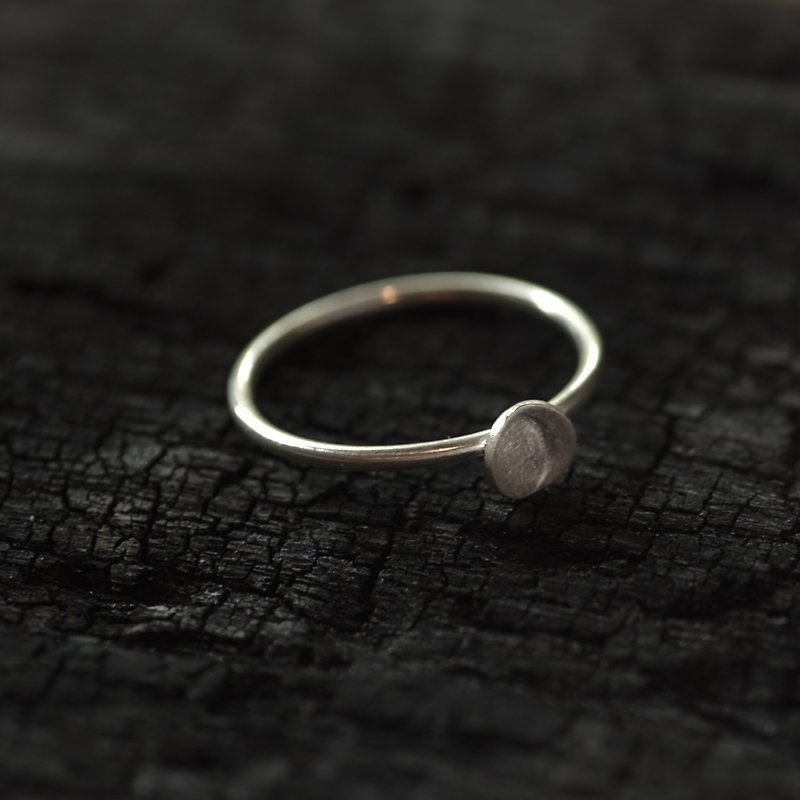 Crescent Moon Ring - General Rings - Sterling Silver 