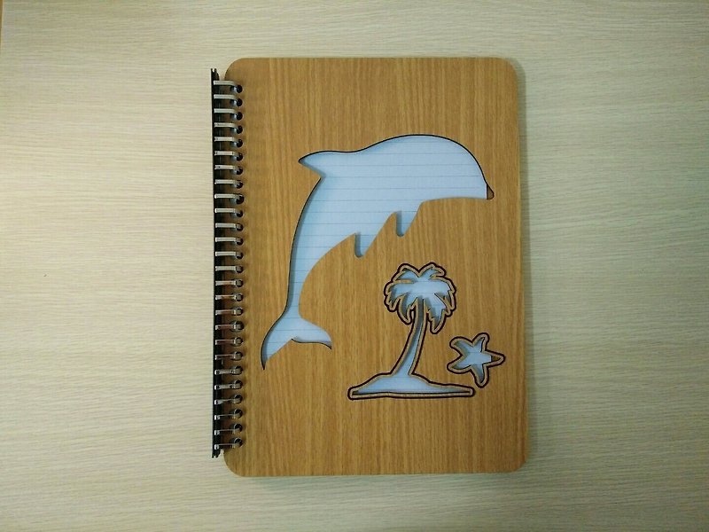 [Teacher’s Day Gift] B5 two-piece loose-leaf 26-hole notebook─jump - Notebooks & Journals - Wood 