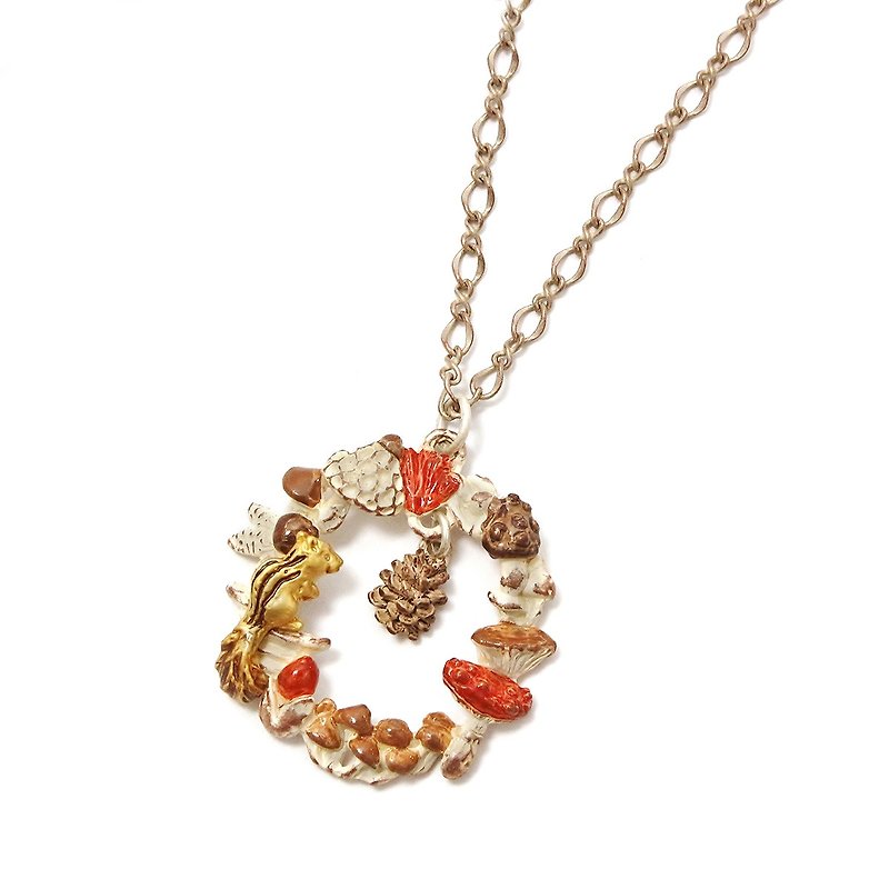 Akiura Akiura necklace NE403 - สร้อยคอ - โลหะ หลากหลายสี