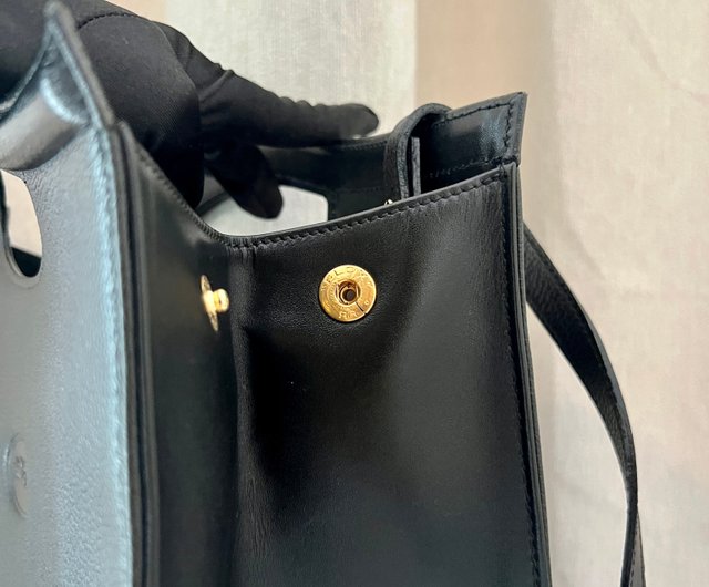 トートバッグ LONGCHAMP BLACK LEATHER CABAS S TOTES Longchamp S Cabas Leather Bag in Black | Lyst