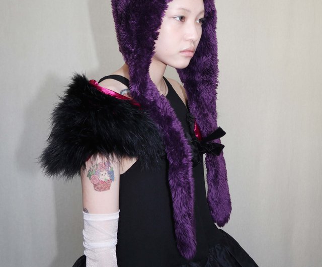 ANNA SUIファーコート ANNA SUI mini アナスイミニファー衿ケープ