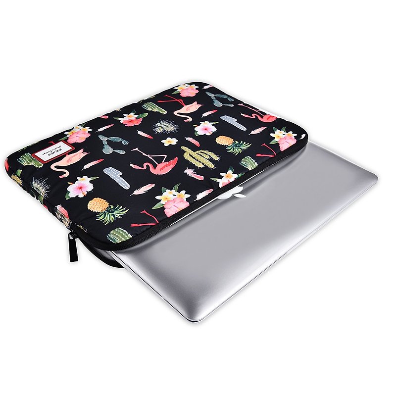Laptop Sleeve 14 Inch, Macbook Pro 15 Sleeve, Laptop Case 15 - กระเป๋าแล็ปท็อป - วัสดุกันนำ้ สีดำ