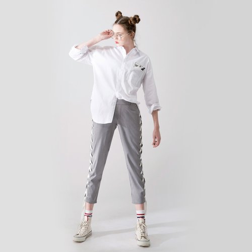 UNISEX DESIGN CHEST POCKET SHIRT