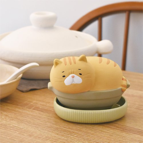 猫とカエルの陶磁器ボックス 猫とカエルの陶磁器ボックス