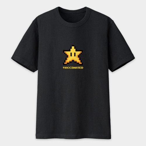 STAR スーパーマリオ 無敵の星 親子カップルTシャツ PS197