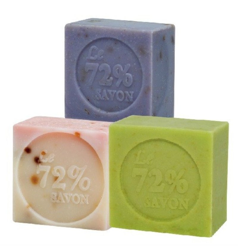 普羅旺斯不思議-72%馬賽皂三件組 - 肥皂/手工皂 - 其他材質 紫色