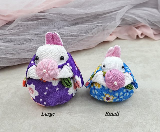 国内人気作家さまのウールのうさぎさん 🐰『やっほー、おいらつくしだお😺✨✨』 笑顔で自己紹介の練習