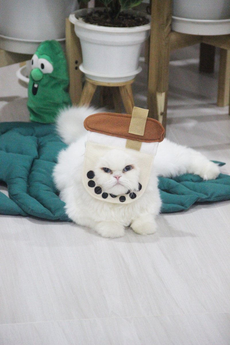 Bubble Tea Pet Costume | Tea Pet Costume | Milk Tea Pet Costume | Pet Costume - Clothing & Accessories - Other Materials 